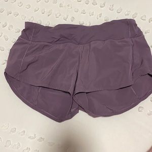 Lululemon speed shorts